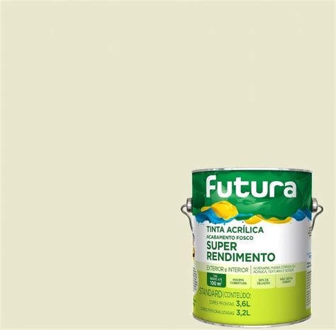 Tinta Acrilica Fosca Standard 3 6 Lt Algodao Egipcio Futura