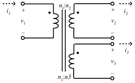 Simple Three Winding Transformer Model The Inductance Matrix L For The