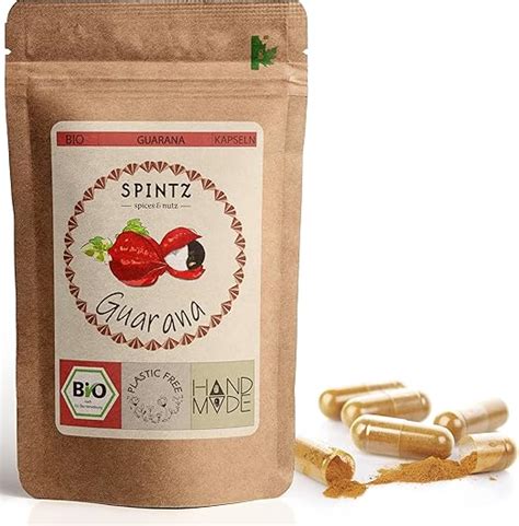 Spintz Stk Bio Guarana Kapseln Hochdosierte Bio Guarana