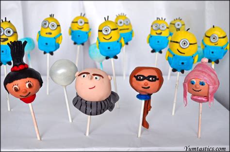 Despicable Me Cake Pops Despicable Me Cake Birthday Cake Pops Cake Pops