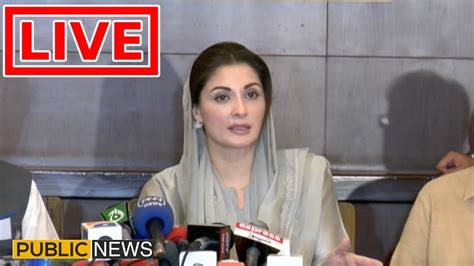 Live Maryam Nawaz Sharif Press Conference 01 Oct 2020 Youtube