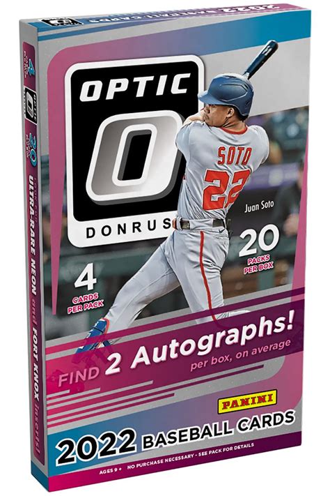 2022 Panini Donruss Optic Baseball Hobby Box