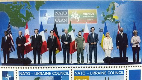 2023年nato・ウクライナ首脳会合 現代切手収集談