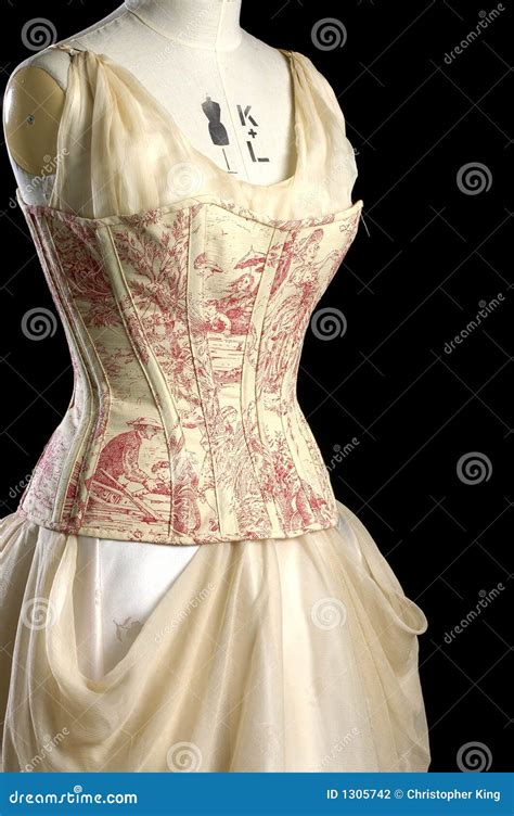 Corsetto E Vestito Dell Annata Fotografia Stock Immagine Di Artista