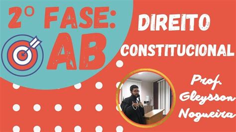 2º Fase OAB Direito Constitucional Mandado de Injunção YouTube