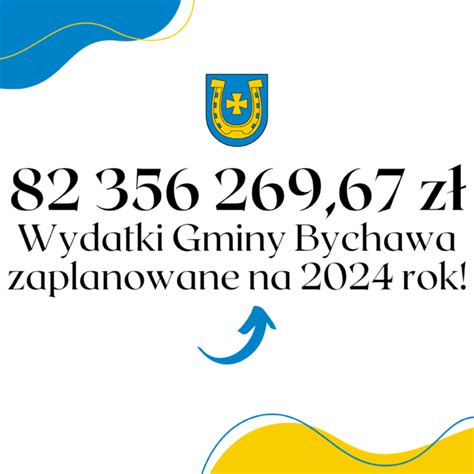 82 356 269 67 zł wydatki Gminy Bychawa zaplanowane na 2024 rok