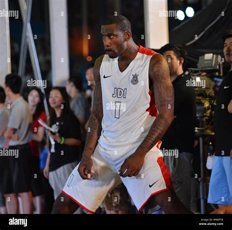 Nba Star Amare Stoudemire Of New York Knicks Poses At An All Star