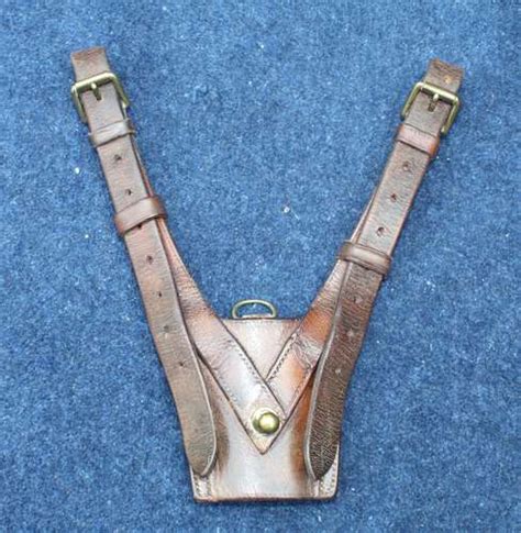 Ww British Army Officers Leather Sam Browne Sword Frog