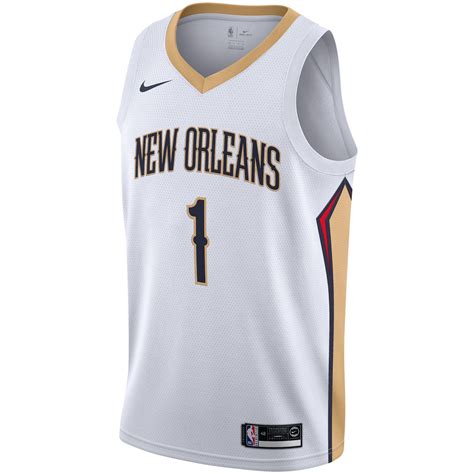 Majestic New Orleans Pelicans Zion Williamson 1 Swingman Jersey For