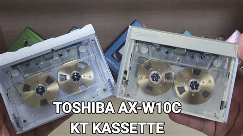 KT KASSETTE TOSHIBA AX W10C Cassette Player Walkman YouTube