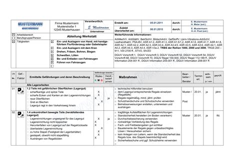 Gef Hrdungsbeurteilung Manualzz