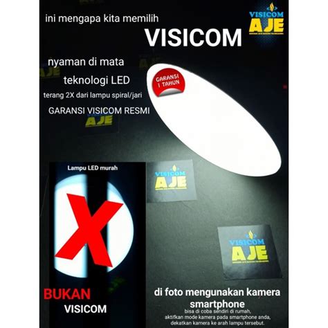 Jual Visicom Lampu Led Ufo Original Watt Led W Led Ufo E