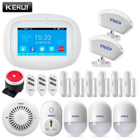 KERUI K5 4 3 Inch TFT Color Screen WIFI GSM Alarm System Security