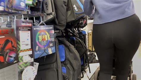 Latina Milf With See Through Leggings VPL With Jiggles Spandex