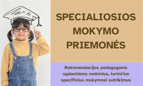 Rekomendacijos Pedagogams Ugdantiems Mokinius Turin Ius Specifinius