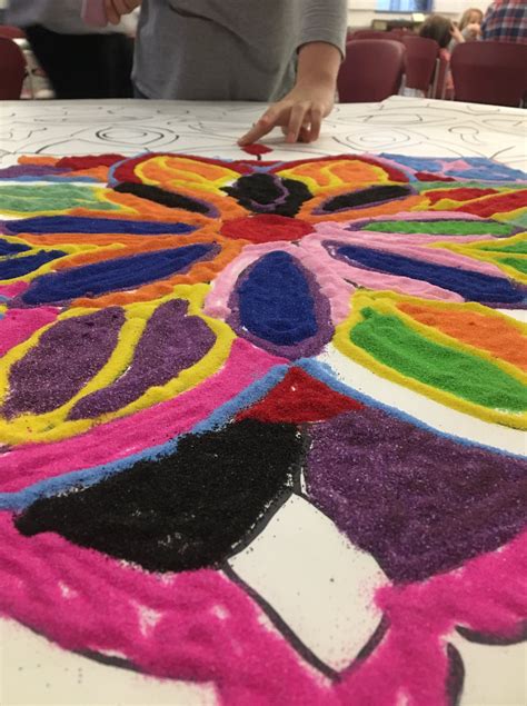 Creating Meditative Space With A Sand Mandala