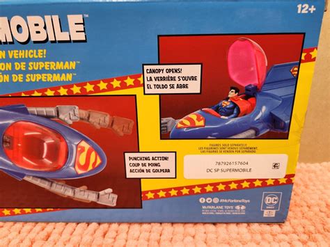 McFarlane Toys DC Super Powers Supermobile Supermans Action Vehicle