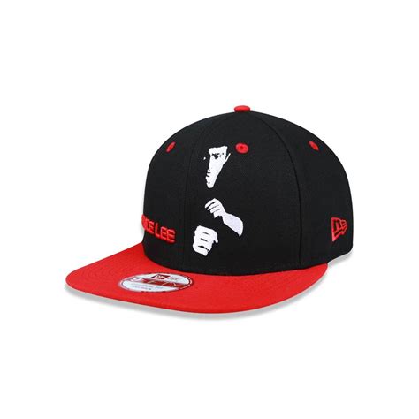 Bone Original Fit Bruce Lee Aba Reta Snapback Preto New Era No Shoptime