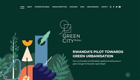 Web Design of the Green CIty Kigali Project