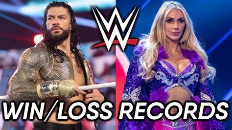 Win Loss Records Wrestletalk