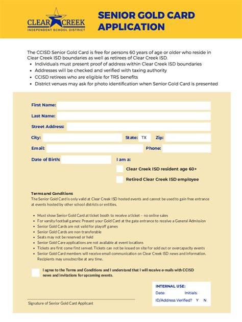 Fillable Online Gold Card Application Form Fax Email Print - pdfFiller