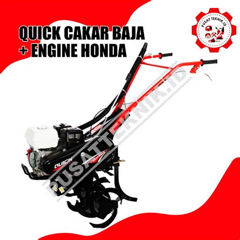 Jual Traktor Quick Cakar Baja Engine Gx T Cultivator Quick Cakar