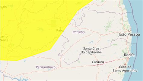 Inmet Emite Alerta De Perigo Potencial De Chuvas Intensas Para 82