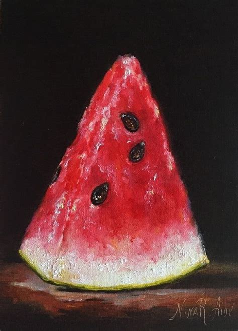 Pin By Jose On INTENSOS Oil Pastel Paintings Watermelon Painting