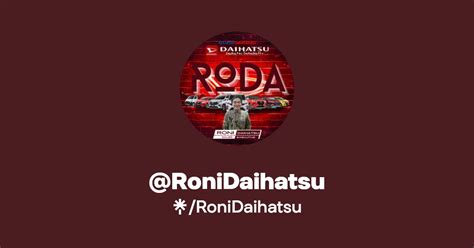 RoniDaihatsu Instagram Facebook TikTok Linktree