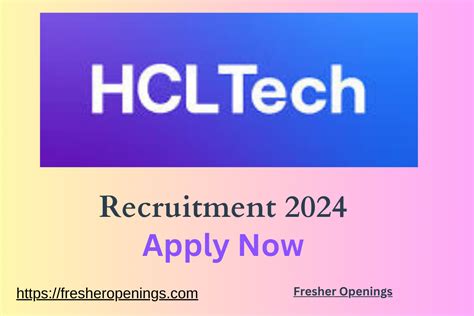 HCLTech Off Campus Recruitment 2024 Hiring Freshers As Analyst