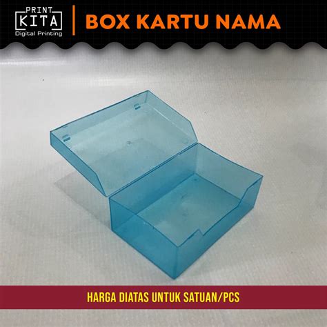 Jual Box Kartu Nama Plastik Shopee Indonesia