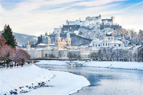 Snowy European Mountain Towns