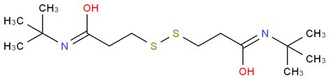 Bis N Tert Butyl 3 Propanamide Disulfane 33311 96 5 Wiki