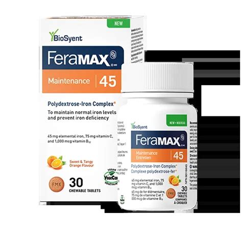 Feramax® Pd Therapeutic 150 The 1 Iron Supplement In Canada