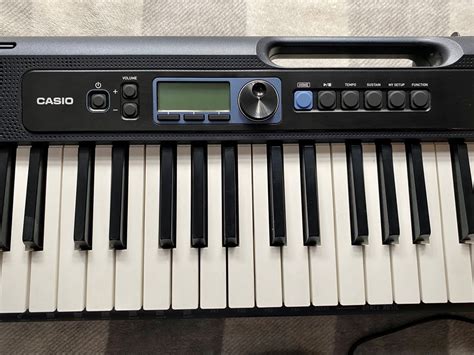 Casio CT S300 61 Keys Slim Keyboard Black With Original Casio Adapter