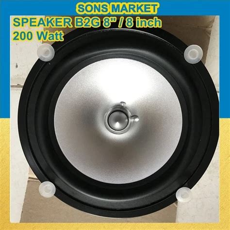 Jual Speaker B G Inch Woofer Silver Magnet Besar Watt Japan Di