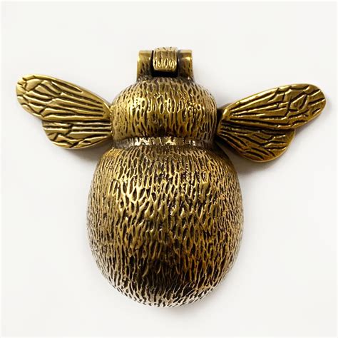 Bumblebee Door Knocker Renovated Brass Broughtons Lighting And Ironmongery