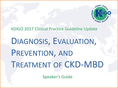 SOLUTION Kdigo 2017 Ckd Mbd Update Speaker Guide Studypool