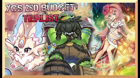 The Best Budget Decks Tier List Post Ycs Youtube