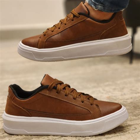 T Nis Masculino Sneakers Casual Sola Alta Esporte Fino Elegante