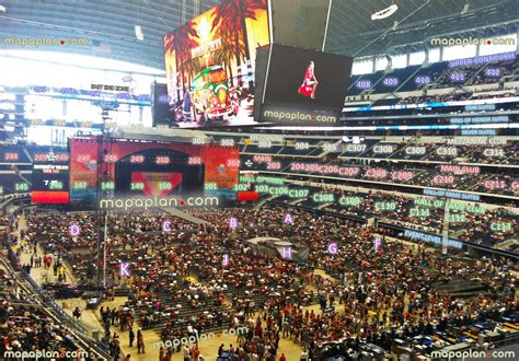AT&T Stadium - View from Section 327 - Row 1 - Seat 10 - Virtual venue