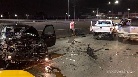 Doble Accidente En Paso A Desnivel De Saltillo