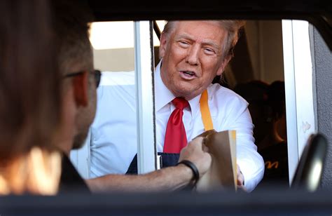 Trump Mocks Harris Story From Behind The Fryer At Mcdonalds Abc News