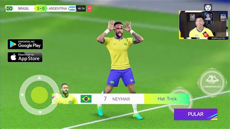 NOVO JOGO DE FUTEBOL OFFLINE NARRAÇÃO EM PORTUGUES E MODO CARREIRA