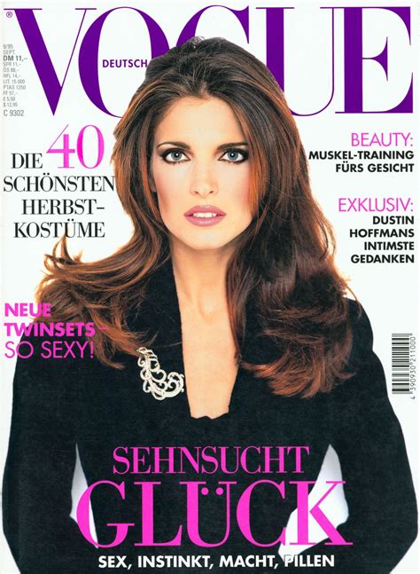 Stephanie Seymour Throughout The Years In Vogue Vogue Germany Vogue Deutsch Stephanie Seymour