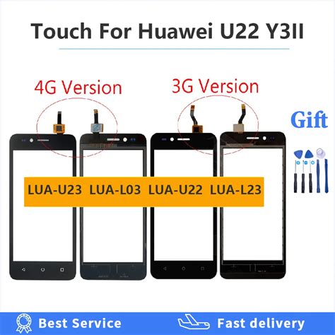 4 5 Front Touch Screen For Huawei U22 Y3ii Y3 II 2 LUA U23 LUA L03