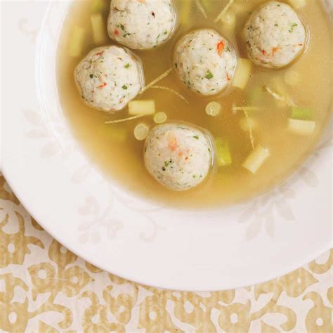 Soupe Aux Boulettes De Poisson Et Crevettes Ricardo