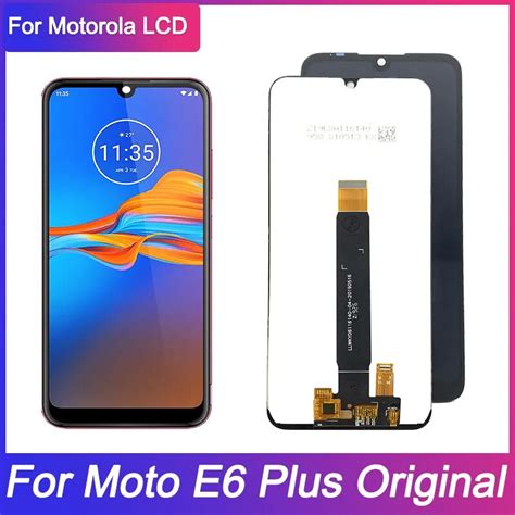 Original For Motorola Moto E6 Plus Lcd Display Touch Screen Sensor