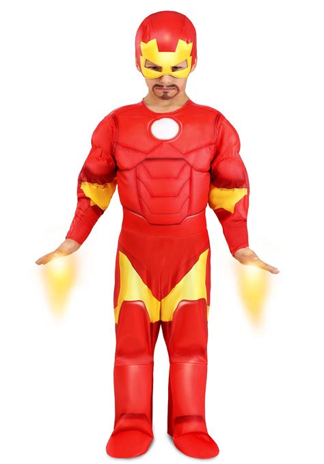 Toddler Deluxe Iron Man Costume for Boys | Superhero Costumes