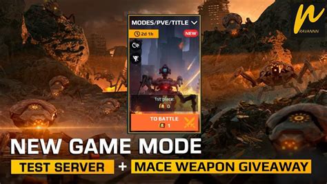 New Pve Mode Gameplay Mace Giveaway Hunting Grounds War Robots